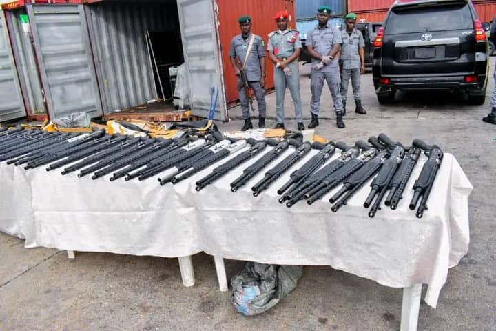 Customs Intercepts 140Rifle Parts, N373.8M Drug Shipment At Tican Port