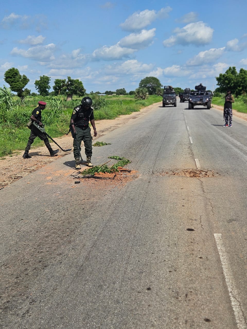 Zamfara Police Declare Kauran Namoda - Moriki Road Safe After Suspected Landmine Explosion